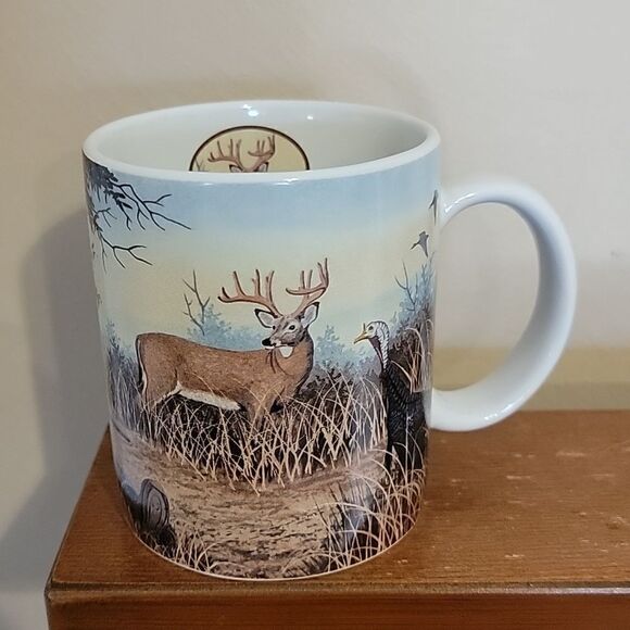 LANG AND WISE "THE DEER HUNTER" 1998 COLLECTOR MUG - NEW - Picture 1 of 6